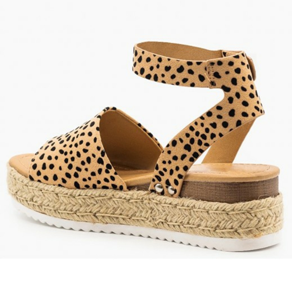 HP BEST IN BTQS Natural cheetah print espadrille - Picture 8 of 8